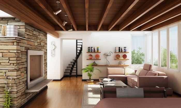 Contemporary traditional textured interior architecture by by Olcay ...